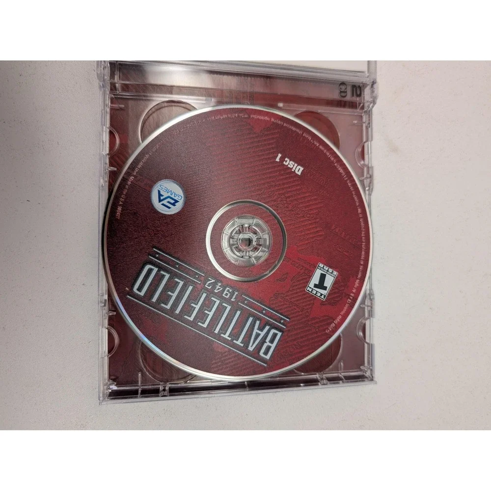 Battlefield 1942 PC Game EA NTSC-U/C 2002‎ Disc Manual Multiplayer War Shooter